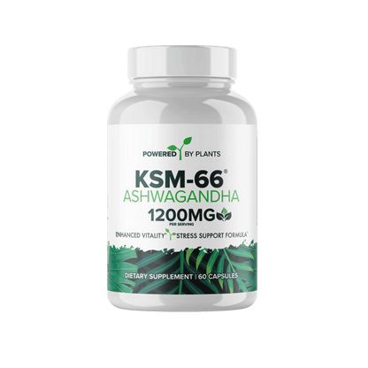 Ashwagandha Capsules (KSM-66) - Powered by Plants