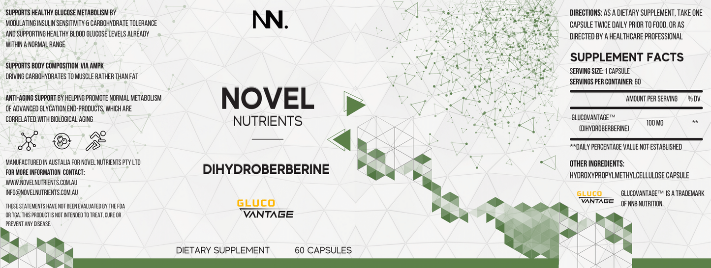 DihydroBerberine - Novel Nutrients