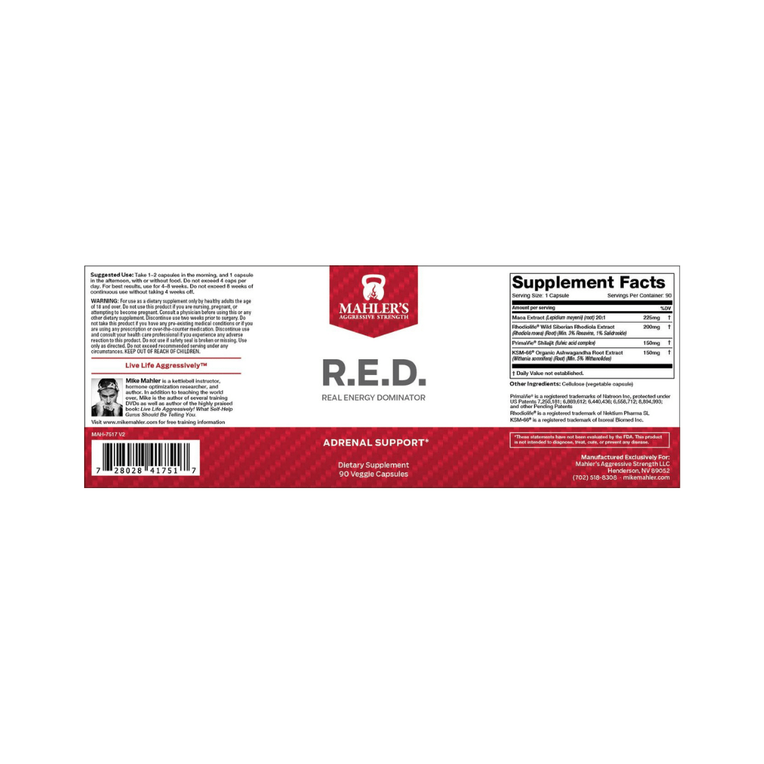 Aggressive Strength - RED (Real Energy Dominator)